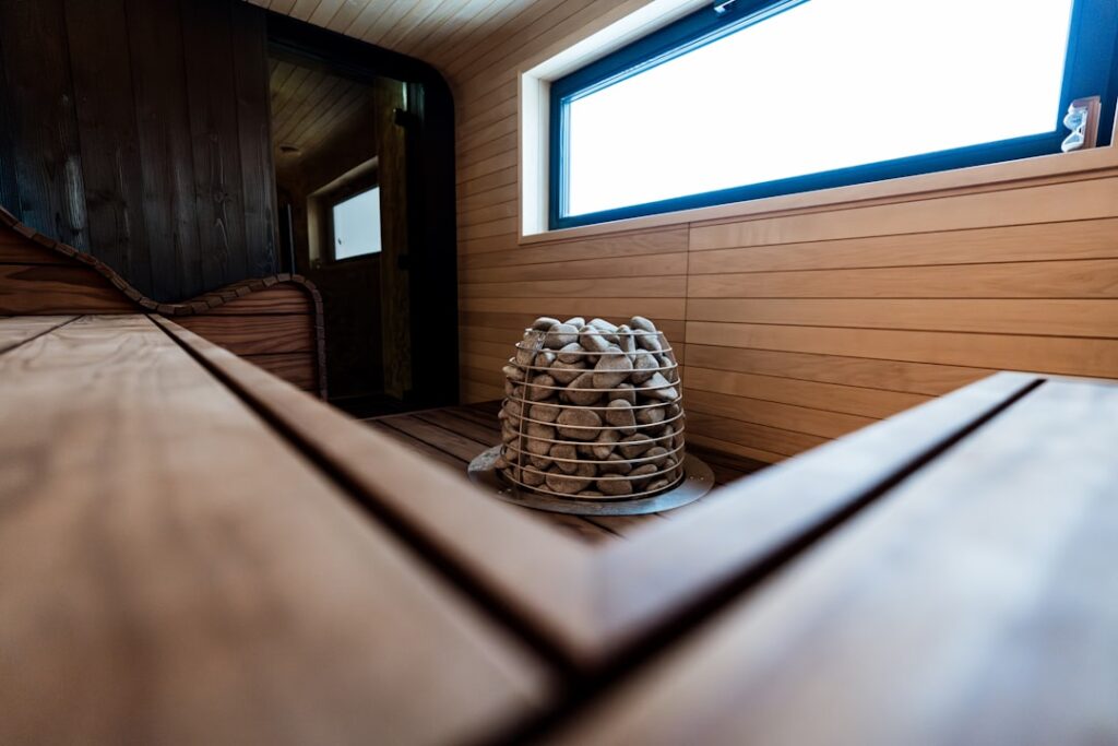 new luxury lifestyle — minimalist home wellness space peaceful