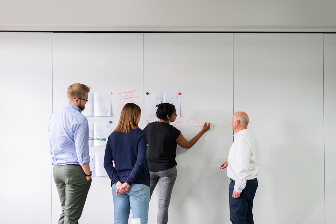 generative ai software development — generative ai software development — career skills chart and salary data displayed on a whiteboard in a tech office
