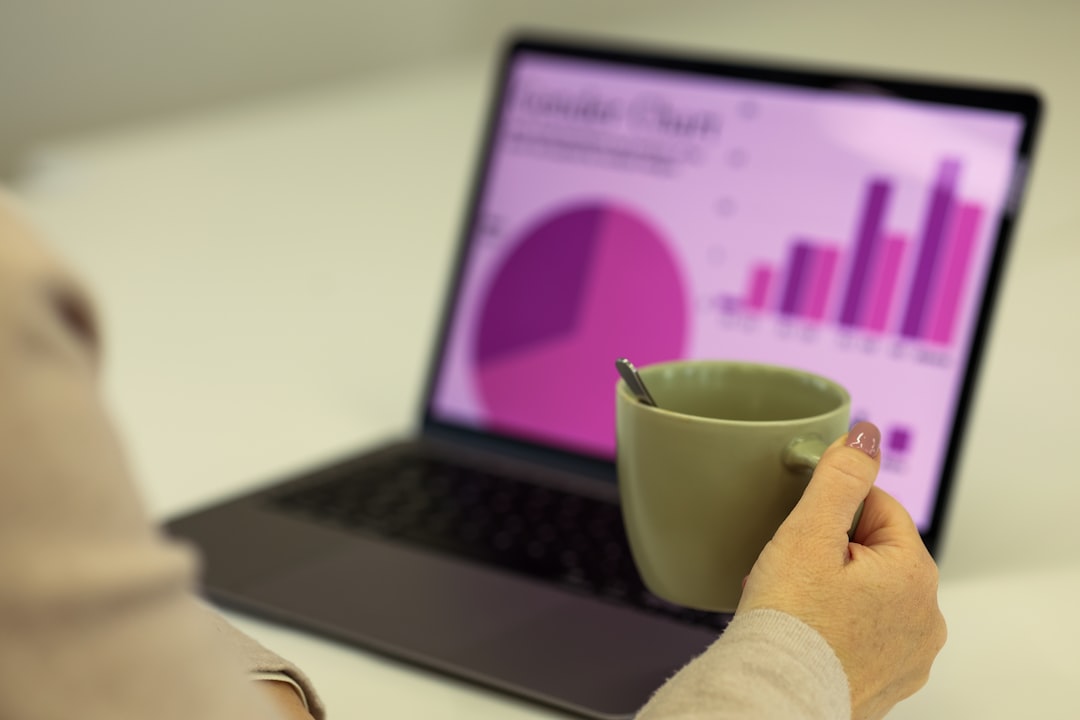 future influencer marketing — future influencer marketing — analytics dashboard on laptop screen showing campaign ROI metrics