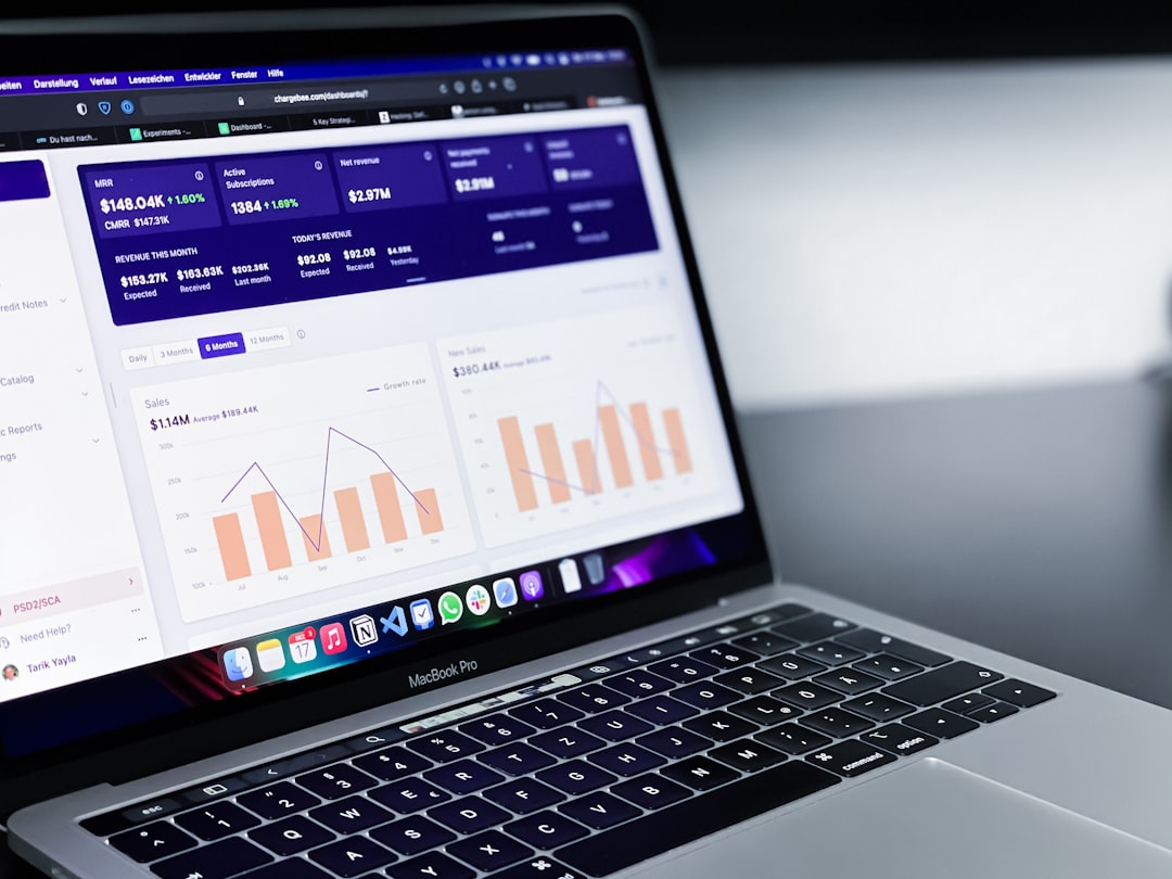 brands first-party data after the cookie era — marketer reviewing analytics dashboard on a laptop at a modern desk