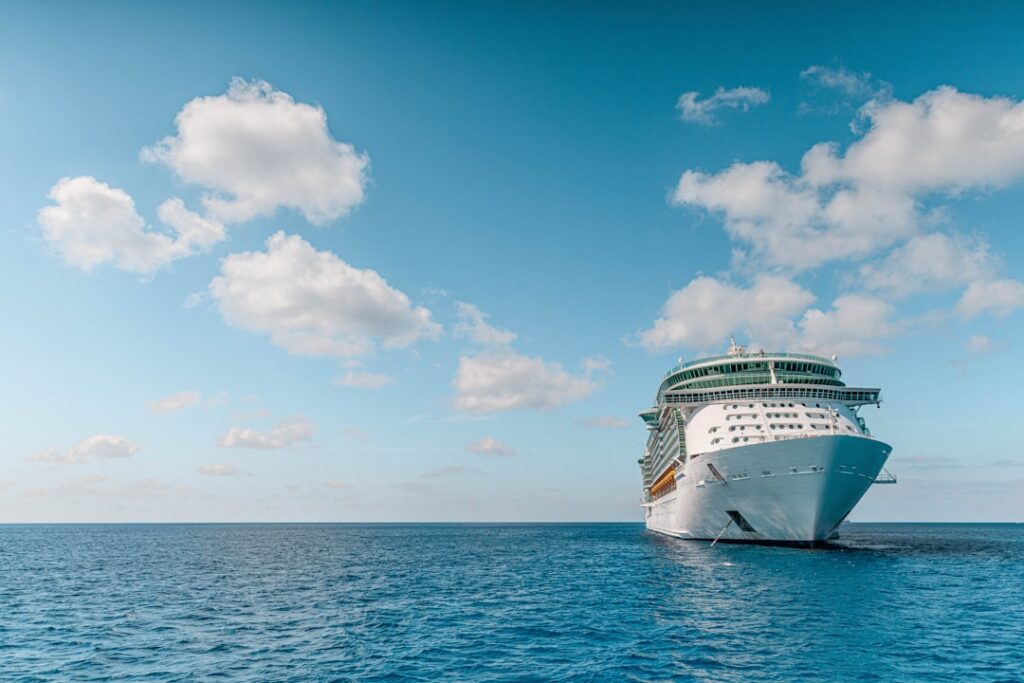 evolution cruise travel modern — modern cruise ship deck ocean