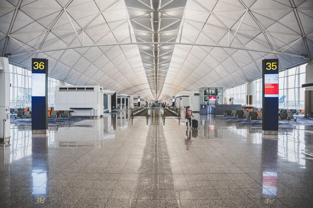 innovative airport designs around — modern airport terminal glass architecture