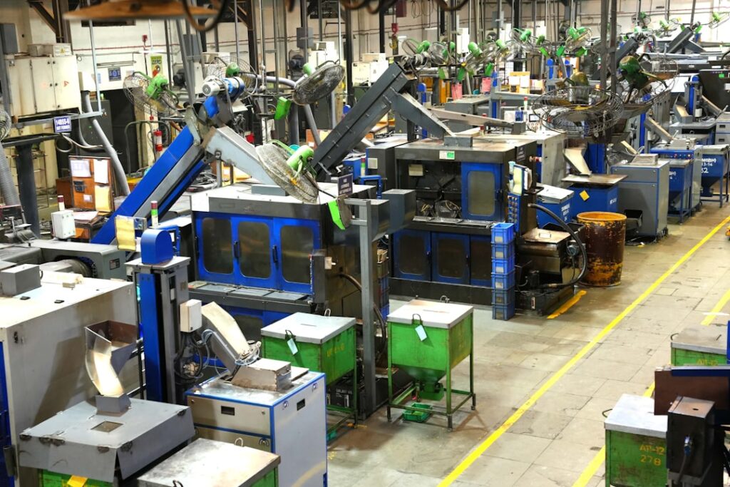advanced materials future manufacturing — industrial factory floor advanced machinery