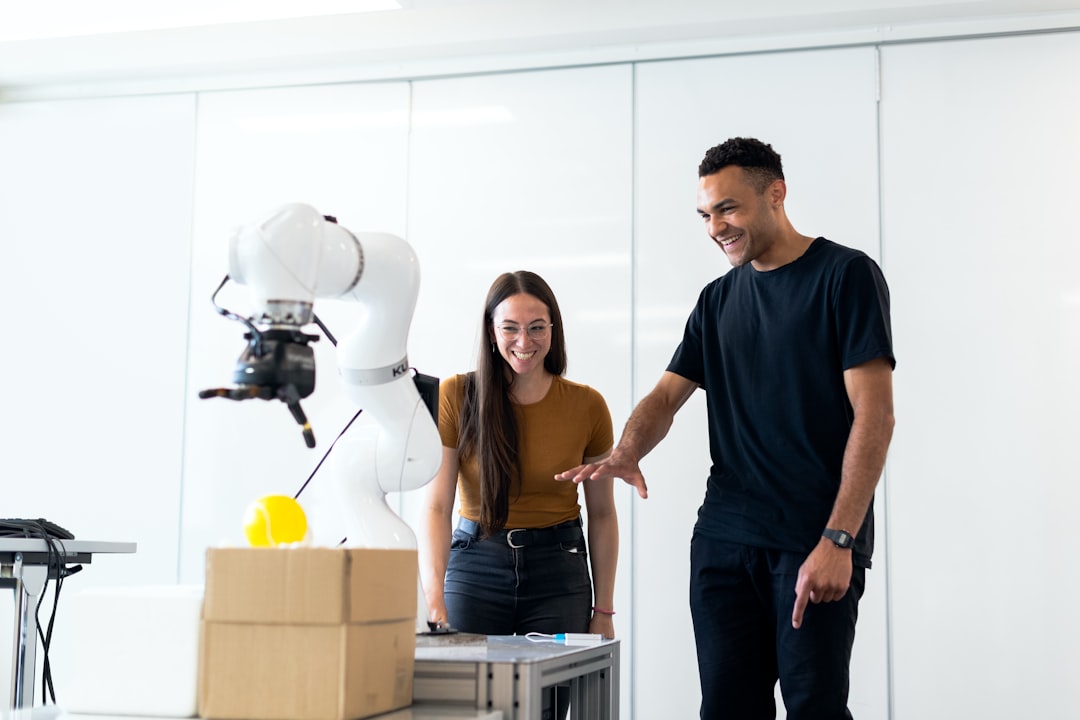 smart logistics networks global — warehouse robots and human workers collaborating on fulfillment