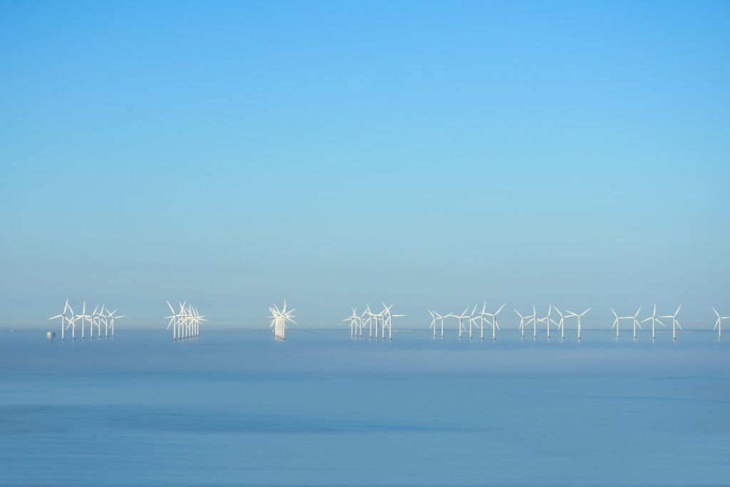 ocean technology sustainable industries — offshore wind turbines ocean water