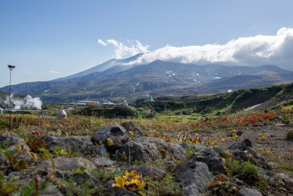 geothermal energy become bigger — geothermal power plant steam vents