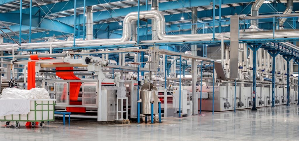 sustainable packaging beyond plastic — biodegradable materials factory production line