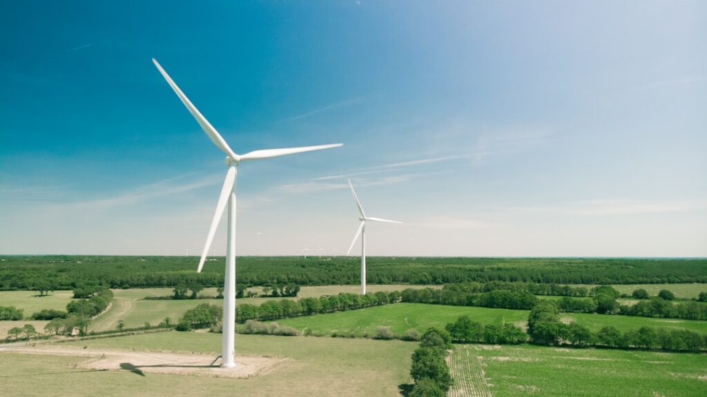 growing business carbon markets — renewable energy wind turbines landscape