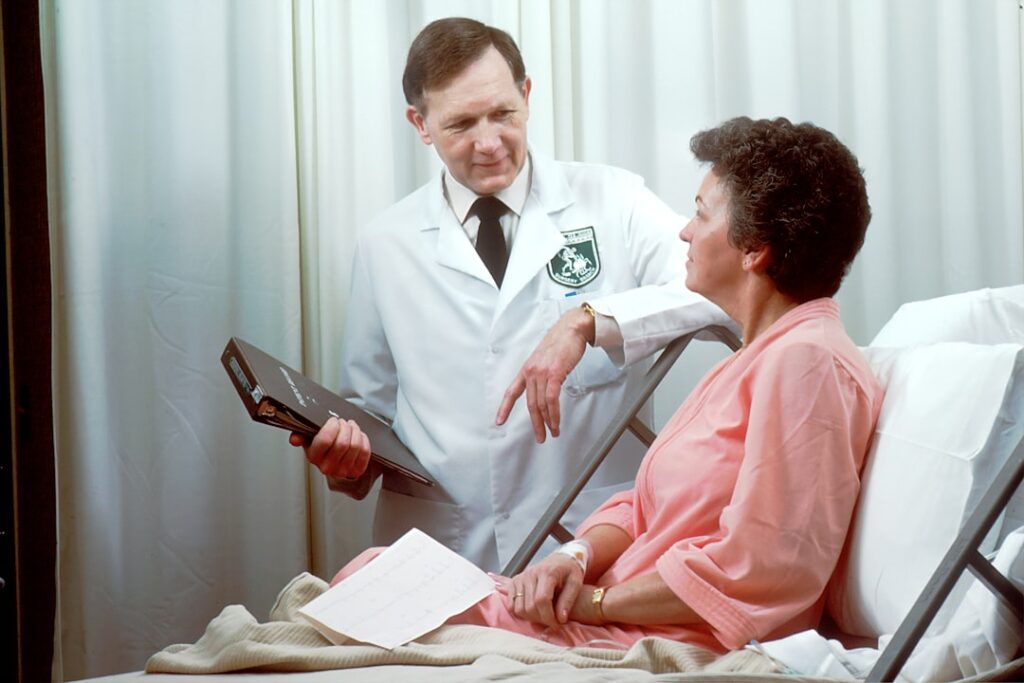 digital health records modern — doctor tablet patient medical records