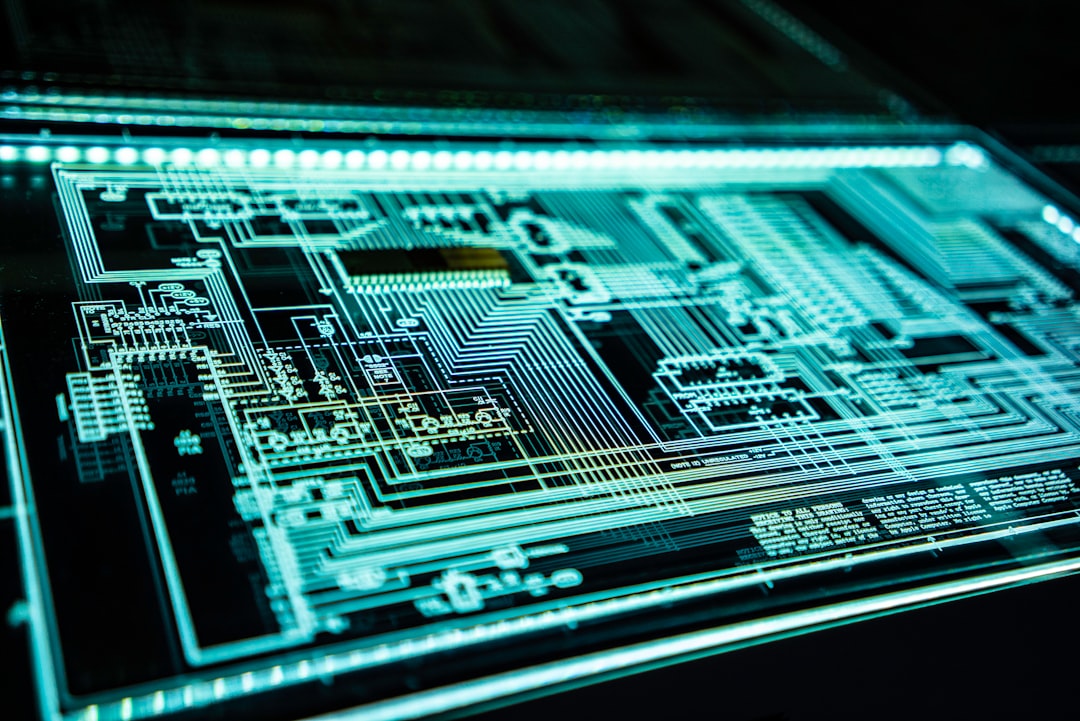 photonic computing change future — quantum processor with integrated photonic waveguides glowing blue and cyan
