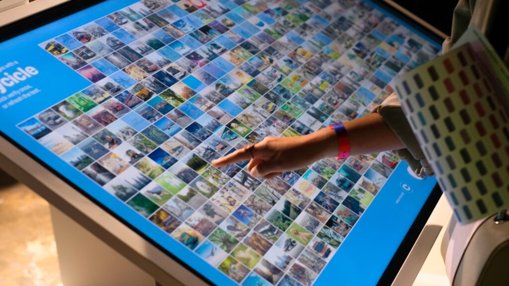 rise experience-led retail major — modern retail store interactive display