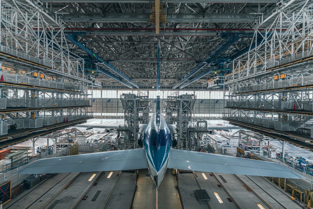 electric aircraft investment aviation — Electric aircraft hangar testing facility