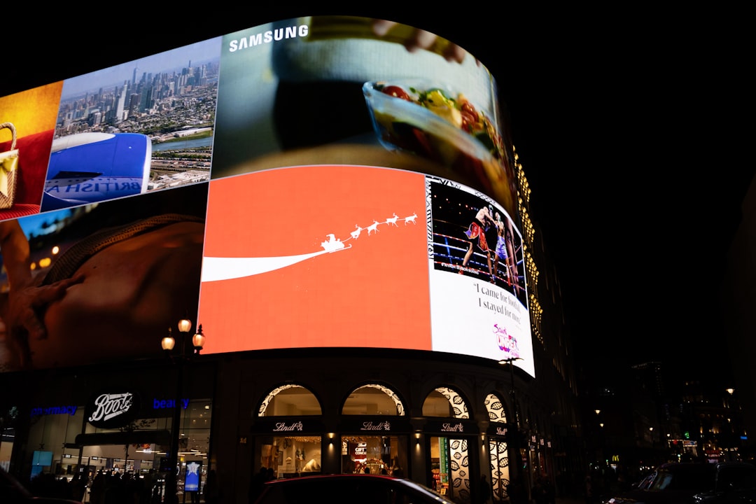 retail media networks major — diverse brand logos on retail display screens